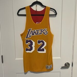 Mitchell & Ness Reversible Mesh Magic Johnson Lakers/All-Star Jersey